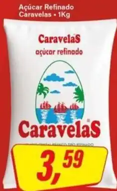 Rede Supermarket Açúcar Refinado Caravelas oferta