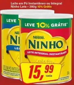 Rede Supermarket Leite em Pó Instantâneo ou Integral Ninho Lata oferta