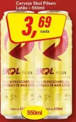 Rede Supermarket Cerveja Skol Pilsen Latão oferta