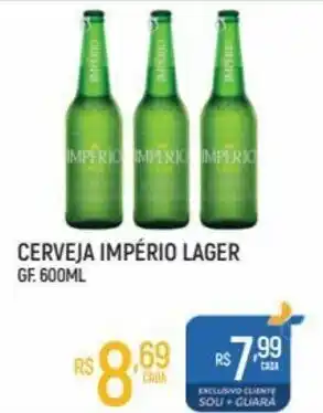Cerveja Imperio lager 600ml