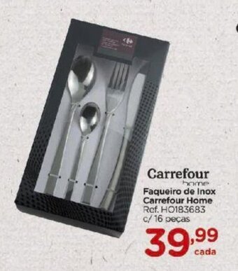 Carrefour Faqueiro de Inox Carrefour Home oferta