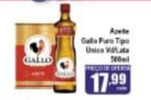 Higa's Supermercado Azeite Gallo Puro Tipo Unico vd/ lata 500ml oferta