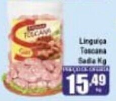 Higa's Supermercado Linguica Toscana Sadia 1kg oferta