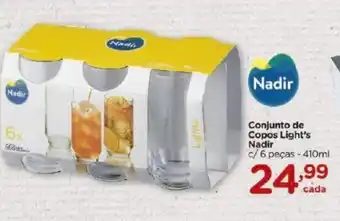 Carrefour Conjunto de Copos Light's Nadir 410ml oferta