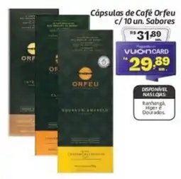 Comper Cápsulas de Café Orfeu oferta