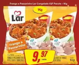 Rede Supermarket Frango a Passarinho Lar Congelado IQF Pacote oferta
