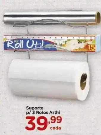Suporte p/ 3 Rolos Arthi