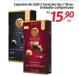 Comper Capsulas de Café 3 Corações oferta