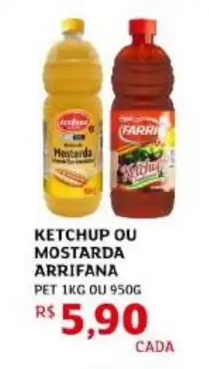 Assaí Atacadista Ketchup ou mostarda arrifana oferta