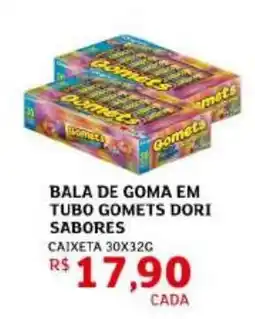 Assaí Atacadista Bala de goma em tubo gomets dori sabores oferta