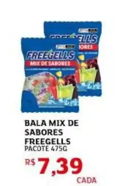 Assaí Atacadista Bala mix de sabores freegells pacote oferta