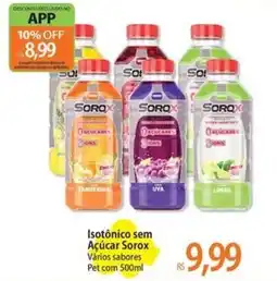 Atacadão Isotônico sem Açúcar Sorox Vários sabores Pet oferta