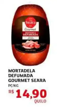 Assaí Atacadista Mortadela defumada gourmet seara oferta