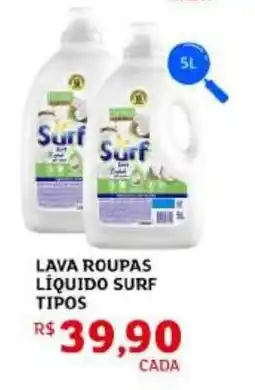 Assaí Atacadista Lava roupas líquido surf tipos oferta