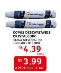 Assaí Atacadista Copos descartáveis cristalcopo oferta