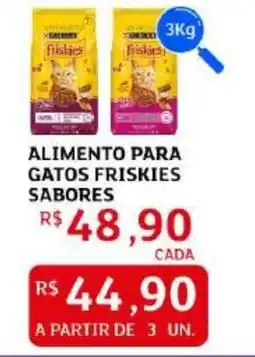 Assaí Atacadista Alimento para gatos friskies sabores oferta