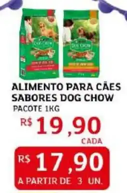 Assaí Atacadista Alimento para caes sabores dog chow pacote oferta