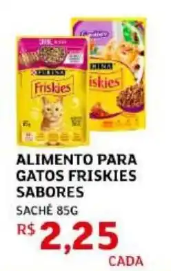 Assaí Atacadista Alimento para gatos friskies sabores saché oferta