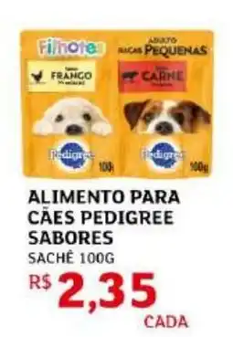 Assaí Atacadista Alimento para cäes pedigree sabores sachê oferta