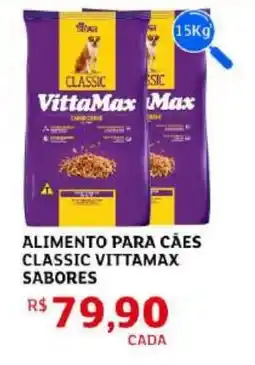 Assaí Atacadista Alimento para caes classic vittamax sabores oferta