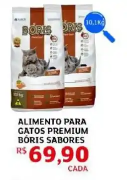 Assaí Atacadista Alimento para gatos premium boris sabores oferta