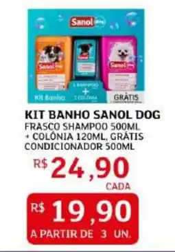 Assaí Atacadista Kit banho sanol dog oferta