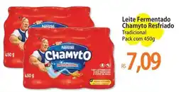 Atacadão Leite Fermentado Chamyto Resfriado Tradicional Pack oferta
