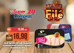 Rede Super Compras Filé de peito de frango congelado levo/rivelli bandeja oferta