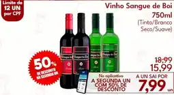 Supermercados Baklizi Vinho Sangue de Boi oferta