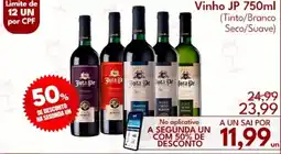 Supermercados Baklizi Vinho JP oferta