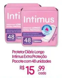Atacadão Protetor Diário Longo Intimus Extra Proteção Pacote oferta