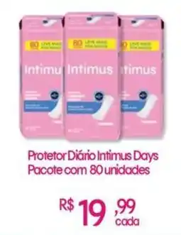 Atacadão Protetor Diário Intimus Days Pacote oferta