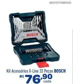 Comjol Kit Acessórios X-Line 33 Peças BOSCH oferta