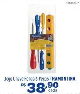 Comjol Jogo Chave Fenda 6 Peças TRAMONTINA oferta