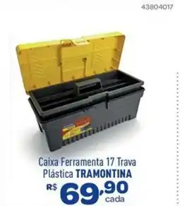 Comjol Caixa Ferramenta 17 Trava Plástica TRAMONTINA oferta
