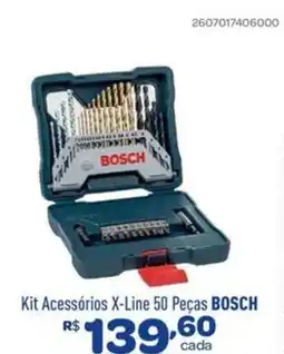 Comjol Kit Acessórios X-Line 50 Peças BOSCH oferta