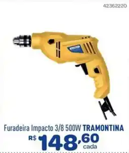 Comjol Furadeira Impacto 3/8 500W TRAMONTINA oferta