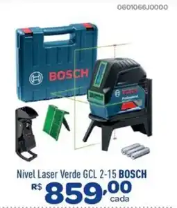 Comjol Nível Laser Verde GCL 2-15 BOSCH oferta