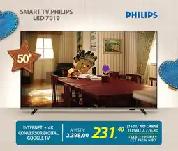 Lojas Cem Smart tv philips led 7019 oferta