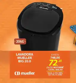 Lojas Cem Lavadora mueller big 20.0 oferta