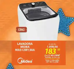 Lojas Cem Lavadora midea MA512W130A oferta