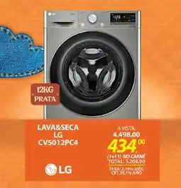 Lojas Cem Lava&seca LG CV5012PC4 oferta