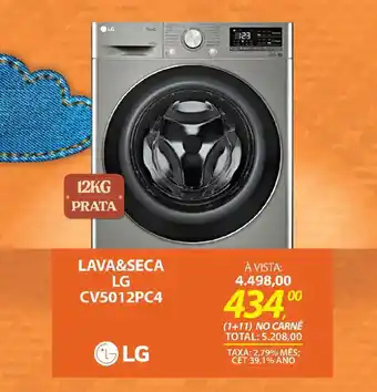 Lojas Cem Lava&seca LG CV5012PC4 oferta