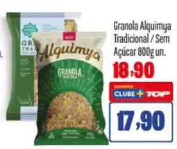 Rede Top Granola Alquimya Super Tradicional/ Sem Açúcar un. oferta