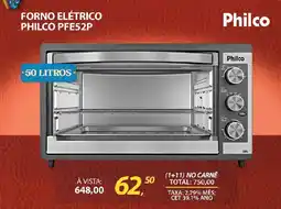 Lojas Cem Forno elétrico philco PFE52P oferta