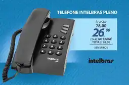 Lojas Cem Telefone intelbras pleno oferta
