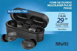 Lojas Cem Fone de ouvido multilaser pulse PH428 oferta