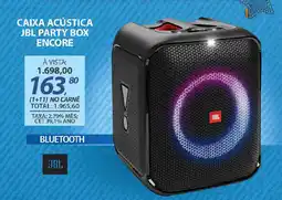 Lojas Cem Caixa acústica jbl party box encore oferta