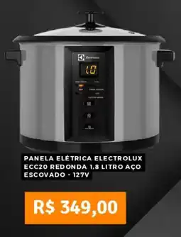 Pontofrio Panela elétrica electrolux ecc20 redonda 1,8 litro aço escovado - 127v oferta