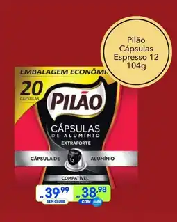 Prezunic Pilão Cápsulas Espresso 12 oferta